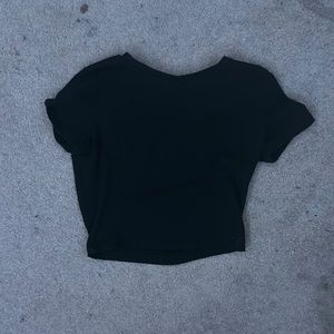 Baby Tee , Black , Soft , Small